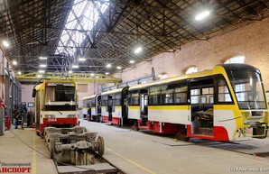 В Одессе показали местное трамвайное производство (ФОТО, ВИДЕО)