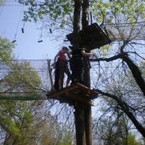 South-Park, аттракционы, веревочный парк, тарзанка