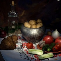 водка картошка