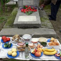 пасха, кладбище