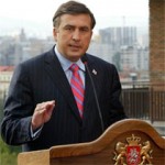 Как М. Саакашвили убегал от российских истребителей (видео)