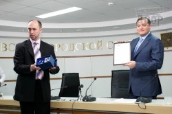 Итоговая пресс-конференция Михаила Добкина