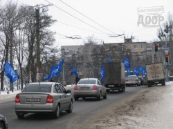В Харькове ударили автопробегом по конкурентам Януковича