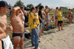  «Шахтер» - «Металлист». Пляжный футбол между болельщиками