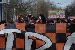 Пасхальное шествие донецких фанатов