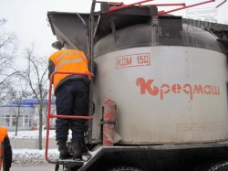 Новые технологии зимней укладки асфальта в Харькове