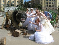 Невесты Харькова искали себе женихов среди динозавров