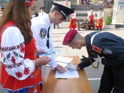 Курсанты Академии Внутренних войск МВД принесли присягу