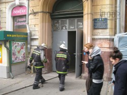 Пожар в сердце Харькова. Сумская в дыму