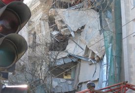В центре Харькова обрушилось здание