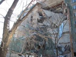 Обвал здания в центре Харькова. Ситуация день спустя
