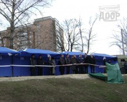 В центре Харькова горела школа. В городе прошли учения
