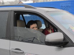 Харьковские автолюбители соревновались в фигурном катании