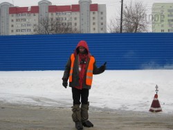 Харьковские автолюбители соревновались в фигурном катании
