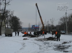 Китанин и Андреев поработали лопатами на Полтавском шляхе