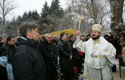 В Харькове прошел обряд Крещения