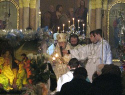 В Благовещенском соборе состоялась праздничная литургия