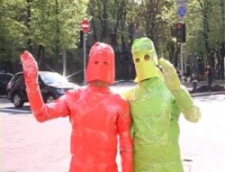 В Харькове культуру вождения пропагандируют креативщики