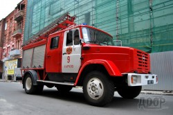 Пожар в центре Харькова
