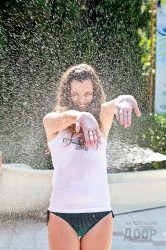 «Мокрые» украинские топ-модели зажгли на фестивале в Palmira Palacе