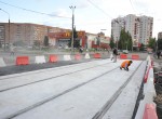 На проспекте Гагарина открыли трамвайный переезд