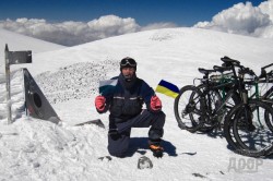 Велосипедом на Эльбрус! Украинские спортсмены вернулись с уникального велопохода