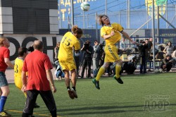 Музыканты обыграли писателей в футбол