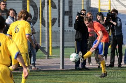 Музыканты обыграли писателей в футбол