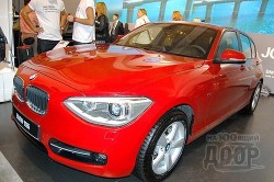 В Украине гламурно представили новое поколение BMW 1 серии