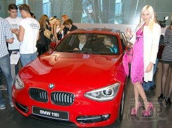 В Украине гламурно представили новое поколение BMW 1 серии