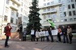 Зеленый Фронт пикетировал университет архитектуры