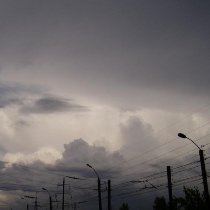 осень пасмурно