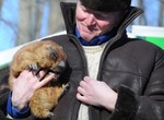 Харьковский байбак Тимка проснулся самостоятельно и рассказал, когда наступит весна