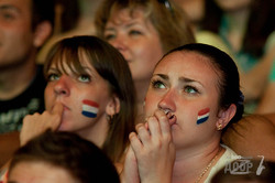 В фан-зоне ЕВРО-2012 прошла трансляция матча Германия-Голландия
