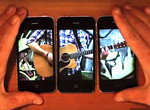 Креативный клип, созданный с помощью трех телефонов
