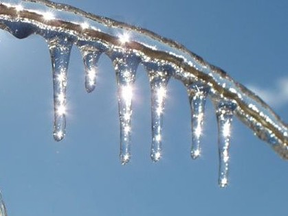 солнце сосулька