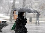 Украину засыпет мокрым снегом