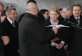 Тимошенко на Харьковском авиазаводе