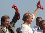 Визит Ю.Тимошенко в Харьковскую область. 22 августа 2008 года