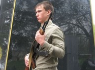 Перезахоронение останков воинов времен Великой Отечественной войны в Старом Мерчике