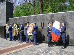 День Победы. Возложение цветов на мемориале Славы