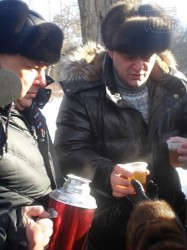 Как Михаил Добкин прыгнул в ледяную воду и чем потом грелся