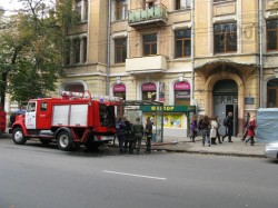 Пожар в сердце Харькова. Сумская в дыму