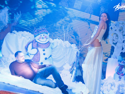 Снеговик пати в харьковском клубе