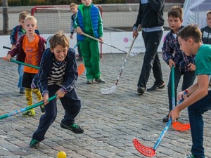 Праздник спорта на площади Свободы