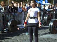 Харьковские атлеты выступили перед горожанами на площади