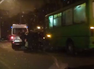 ДТП в Харькове: «маршрутка» переехала человека, трамвай протаранил иномарку (ФОТО, ВИДЕО)