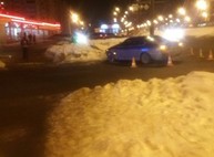На Одесской «BMW» снес светофор (ФОТО)
