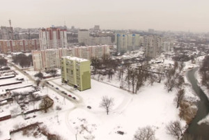 Харьков с высоты — 421-й микрорайон