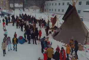 Харьков с высоты — лыжная база «Темп», Winter Fest